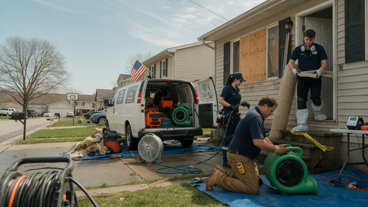 Water Damage Restoration in Stoughton, WI near me